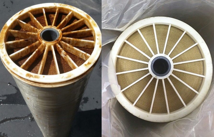 RO-Membrane-Cleaning-Beofer-After